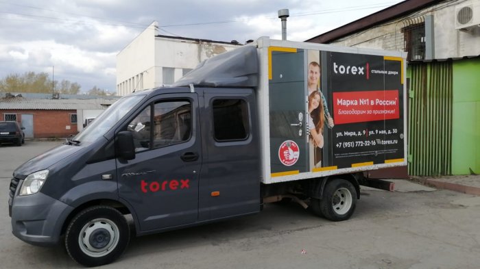 Torex, брендинг транспорта