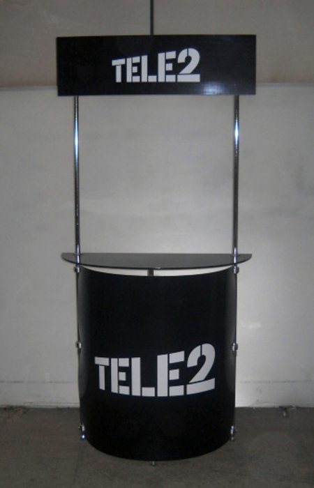Тele2, информационная стойка
