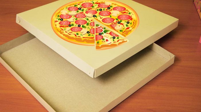 Коробка под пиццу